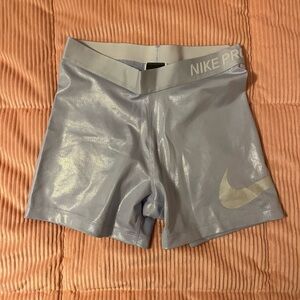 Nike pro iridescent shorts